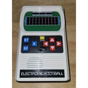 Basic Fun Mattel Retro Electronic Football Handheld Game White Tested Works